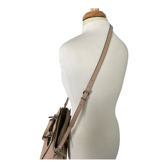 Kate Spade Mini Bernadine Hadley Satchel Tan Leather Handbag w/Crossbody Strap - Picture 10 of 10